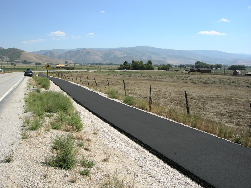 Ogden Valley Pathways Pineview loop trail.